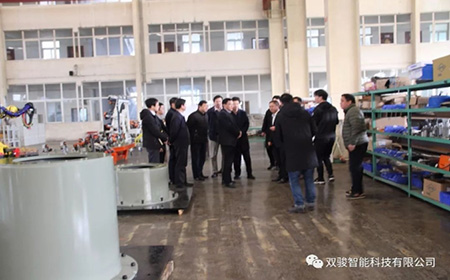 巢湖經(jīng)開區(qū)領(lǐng)導(dǎo)調(diào)研走訪雙駿科技